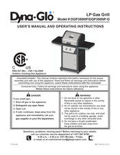 Dyna-Glo DGP350NP-D Manual Del Usuario E Instrucciones Para El Funcionamiento