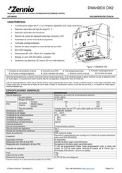 Zennio DIMinBOX DX2 Documentación Técnica