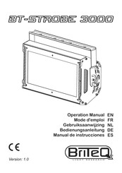 Briteq BT-Strobe 3000 Manual De Instrucciones