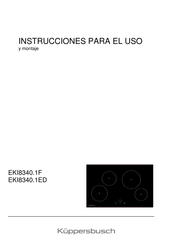 KÜPPERBUSCH EKI8340.1F Instrucciones Para El Uso Y Montaje