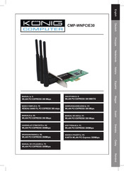 Konig Computer CMP-WNPCIE30 Manual De Usuario