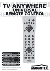 Marmitek TV ANYWHERE REMOTE Modo De Empleo