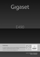 Gigaset E490 Manual Del Usuario