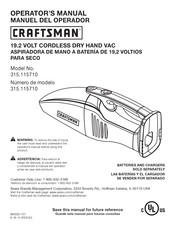 Craftsman 315.115710 Manual Del Operador