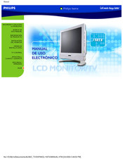 Philips I 50T4 Manual De Uso Electronico