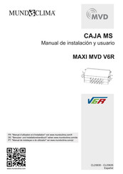 mundoclima MAXI MVD V6R Manual De Instalación Y Usuario