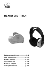AKG HEARO 888 TITAN Manual Del Usuario
