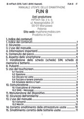 myPhone FUN 8 Manual De Instrucciones