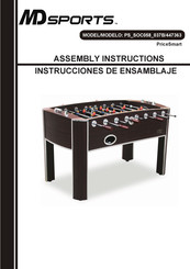 MD SPORTS PriceSmart Instrucciones De Ensamblaje