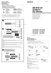 Sony XR-4300RV Manual De Instalación