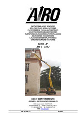 Airo A 18 J Manual De Uso Y Manitenimiento