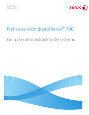 Xerox 700 Guía De Administración Del Sistema