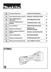 Makita DTM52 Manual De Instrucciones