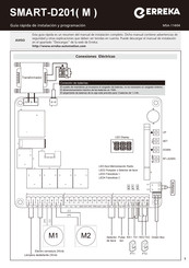 Erreka SMART-D201(M) Guía Rápida De Instalación Y Programación