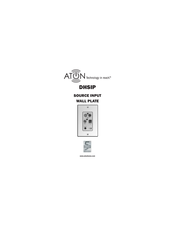 ATON DHSIP SOURCE INPUT
WALL PLATE Manual Del Usuario