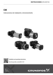 Grundfos CM Serie Instrucciones De Instalación Y Funcionamiento