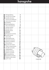 Hansgrohe 13620180 Instrucciones De Montaje