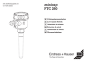 Endress+Hauser Minicap FTC260 Manual Del Usuario