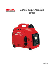 Honda Power Products EU10i Manual De Preparación