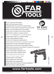 Far Tools PP 850C Traduccion Del Manual De Instrucciones Originale