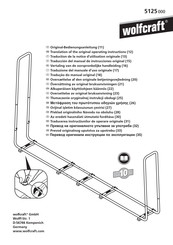 wolfcraft 5125000 Traducción Del Manual De Instrucciones Original