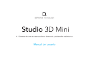 Definitive Technology Studio 3D Mini Manual Del Usuario