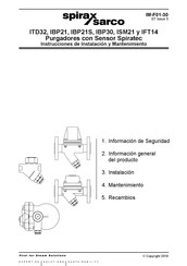 Spirax Sarco ITD32 Instrucciones De Instalación Y Mantenimiento