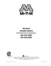 Mi-T-M MH-0150-0MDF Manual Del Usario