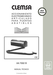 Clemsa AA 7002 B Manual Tecnico