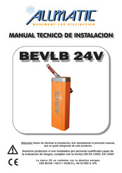 Allmatic BEVLB 24V Manual Técnico De Instalación