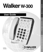 Walker W-300 Guia Del Usuario