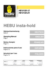 HEBU medical HB 9150-12 Instrucciones Para El Uso