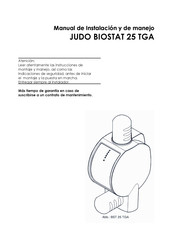 Judo BIOSTAT 25 TGA Manual De Instalación Y De Manejo