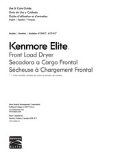 KENMORE ELITE 417.9413 Serie Guía De Uso Y Cuidado