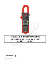 ABRATOOLS UT-204 Manual De Instrucciones