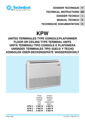 Technibel Climatisation KPW 4 Manual Tecnico