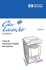 HP COLOR LASERJET 8550MFP Guía De Referencia Rápida Del Sistema