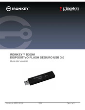 Kingston IRONKEY D300M Guia Del Usuario