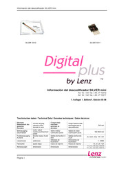 Lenz Digital plus SILVER mini 10311 Manual De Instrucciones