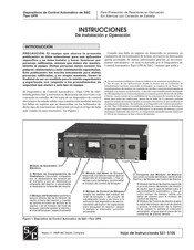 S&C UPR Instrucciones De Instalación Y  Operación