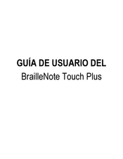 Humanware BrailleNote Touch Plus Guía De Usuario