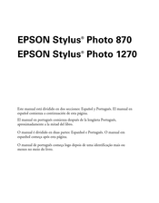 Epson Stylus Photo 1270 Guia De Instalacion