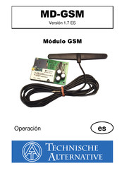 Technische Alternative MD-GSM Manual De Operación