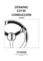 Dynapac CA150 Manual De Instrucciones