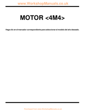 Mitsubishi MOTORS 4M4 Serie Manual De Servicio