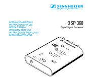 Sennheiser DSP 360 Instrucciones Para El Uso