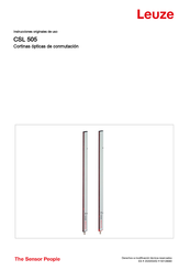 Leuze electronic CSL 505 Instrucciones Originales De Uso