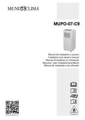mundoclima MUPO-08-C9 Manual De Instalación Y Usuario