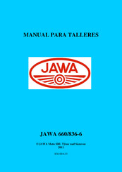 JAWA 660/836-6 Manual Para Talleres De Servicio