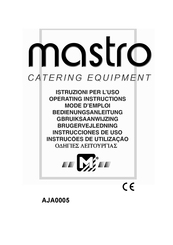 Mastro PPGF 800 CRD Instrucciones De Uso